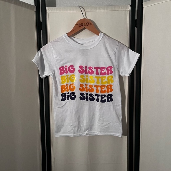Hanes Other - Big Sister Purple Yellow Orange Pink Shirt